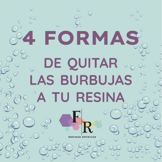 Formas de quitar las burbujas de la resina